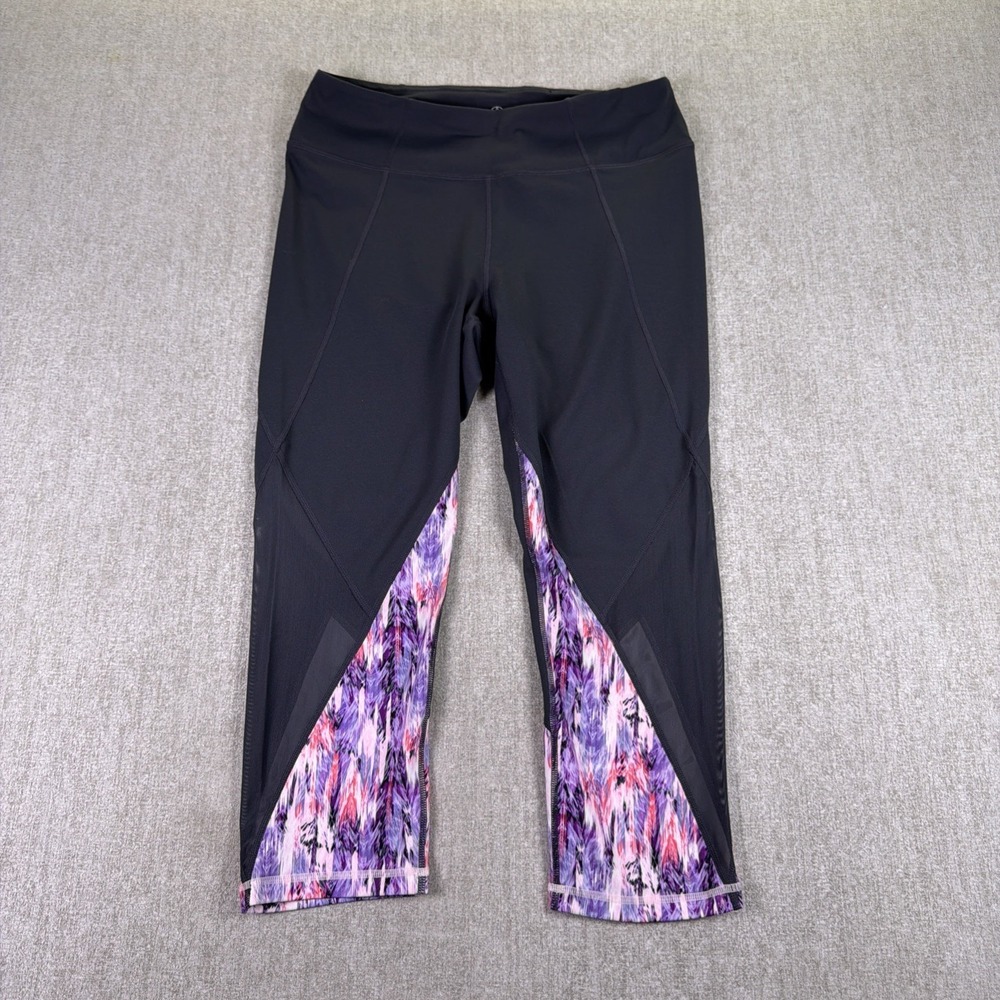 GAIAM Yoga Pants Women Size‎ Large Gray And Purple, Pink